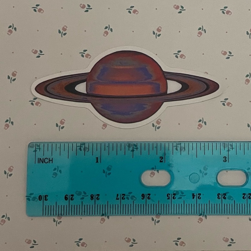 Saturn Planet Sticker - Picture 2 of 2